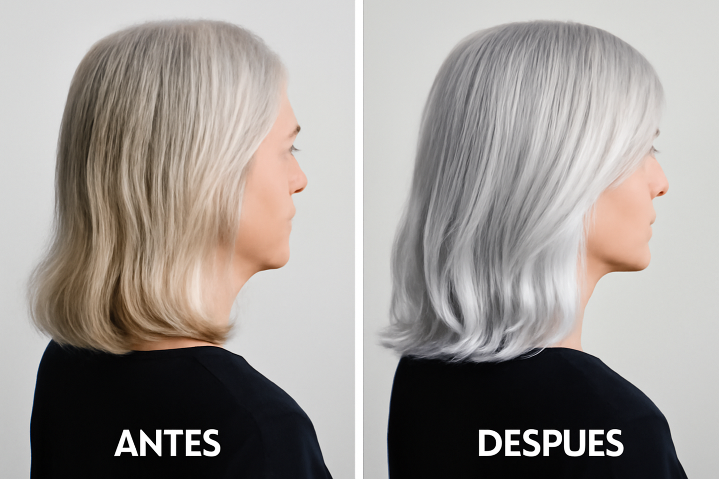 MASCARILLA PARA CANAS DE LUJO EFECTO PLATA🩶