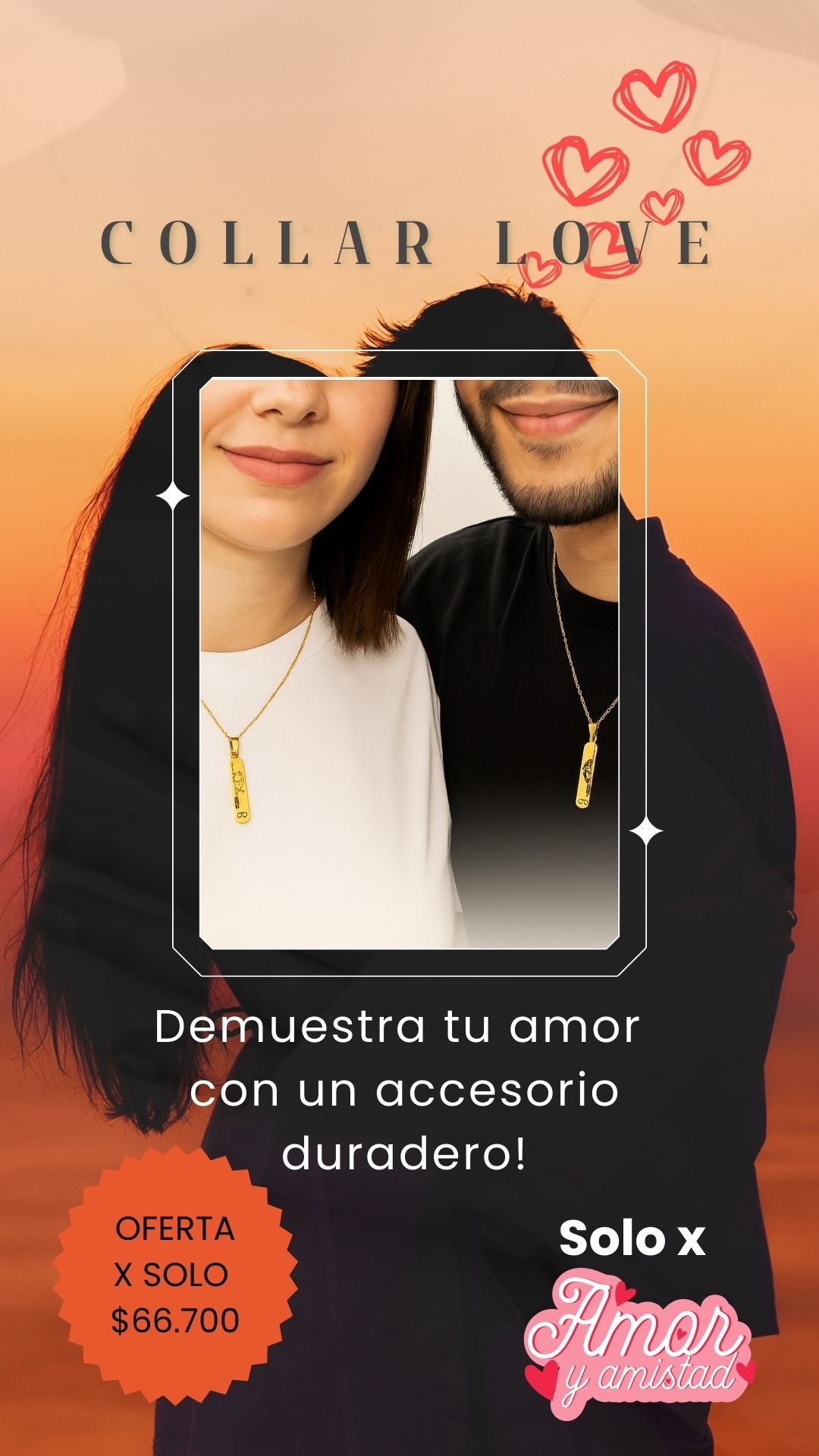 Collar Love 💘Regalo Ideal para tu pareja