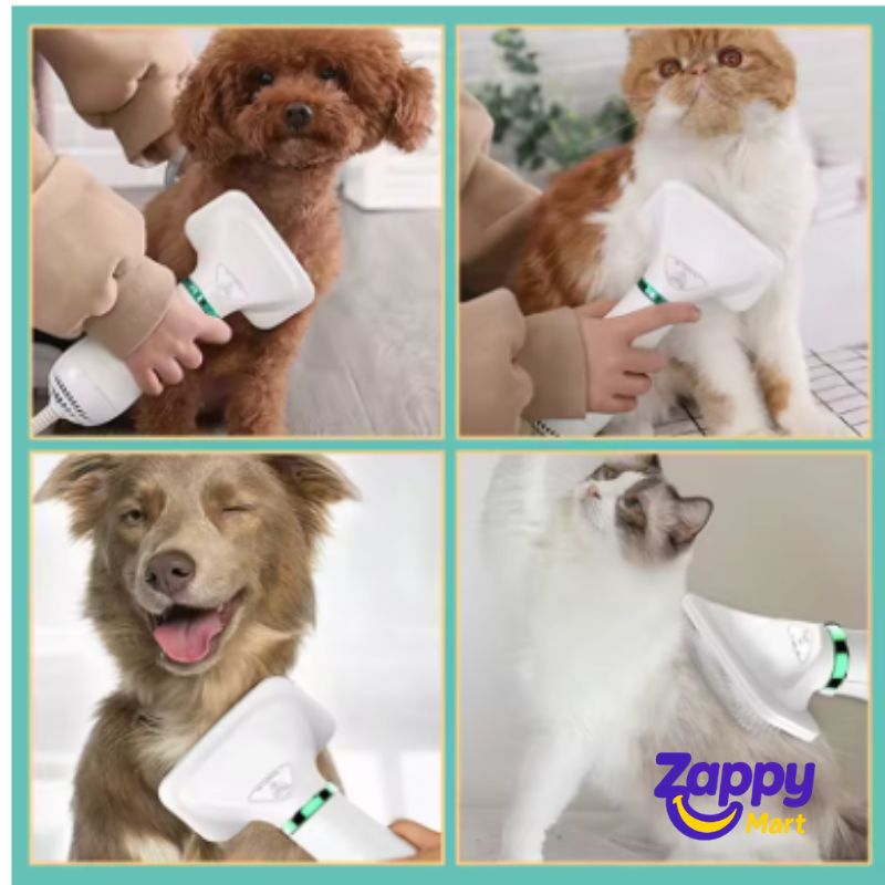 PetDry 2 en 1: Cepilla y Seca en un Solo Paso