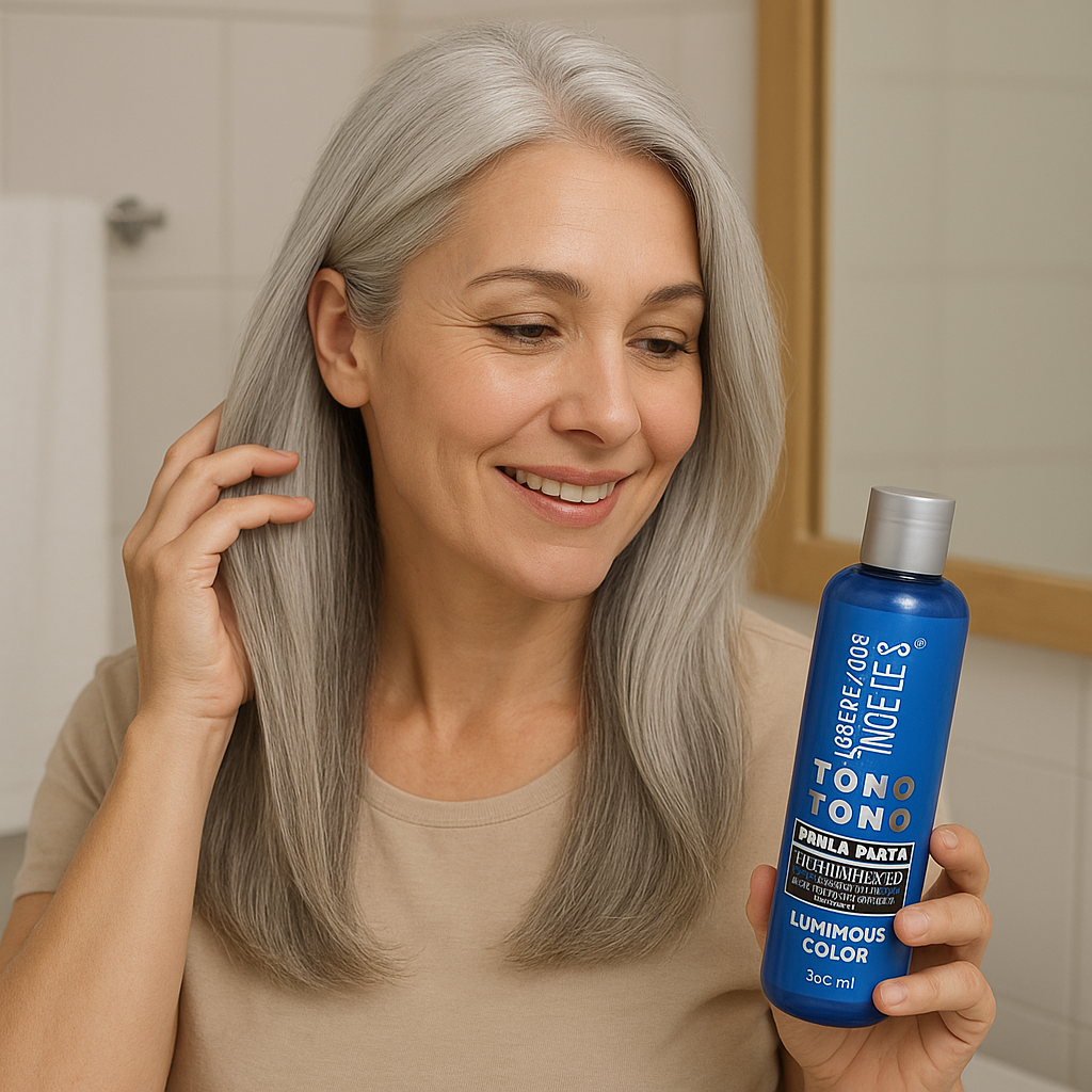 MASCARILLA PARA CANAS DE LUJO EFECTO PLATA🩶