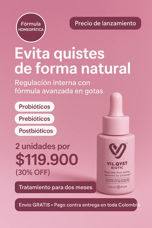 Vil Qyst Biotic X2 Previene y trata Quistes