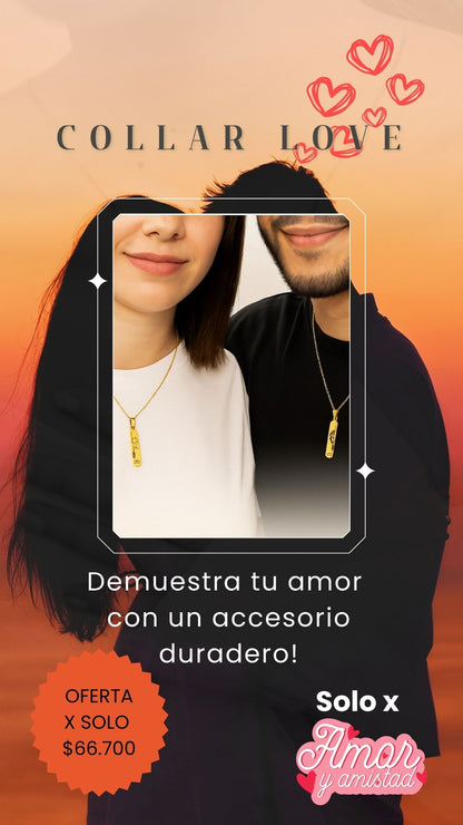 Collar Love 💘Regalo Ideal para tu pareja