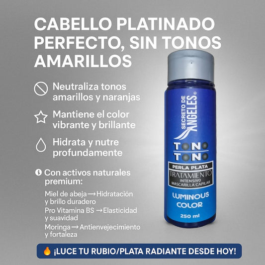 MASCARILLA PARA CANAS DE LUJO EFECTO PLATA🩶