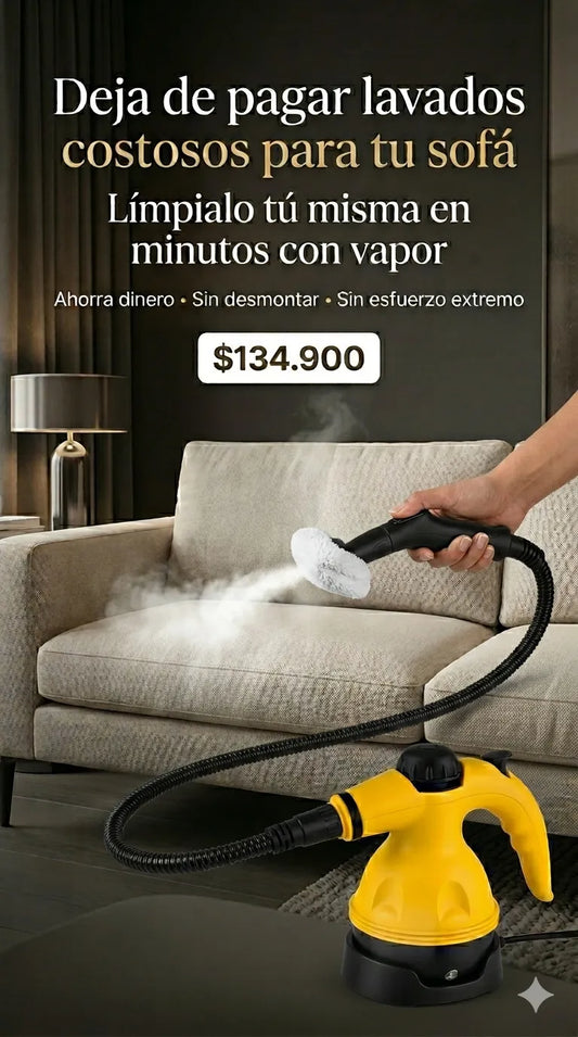 LIMPIADOR A VAPOR MULTIUSOS + GRATIS ACCESORIOS