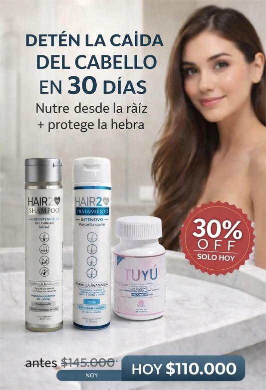 Kit Renacer Capilar. Menos caída. Más cabello. En 30 días